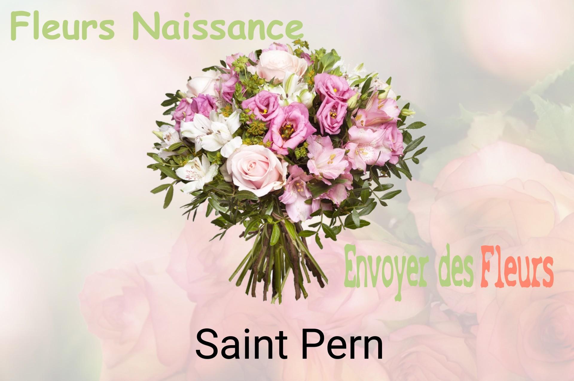 Bouquet de fleurs de naissance livré à Saint-Pern